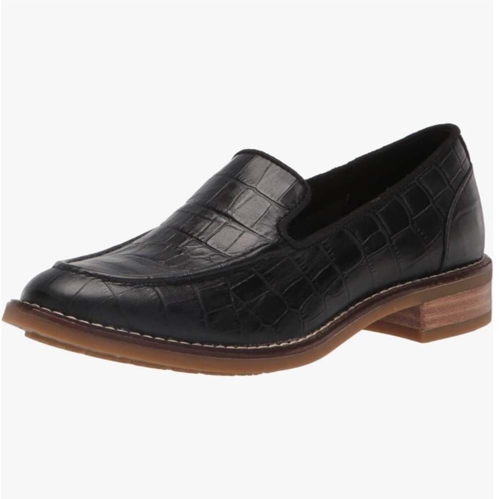 Sperry Fairpoint Croc Leather Loafer